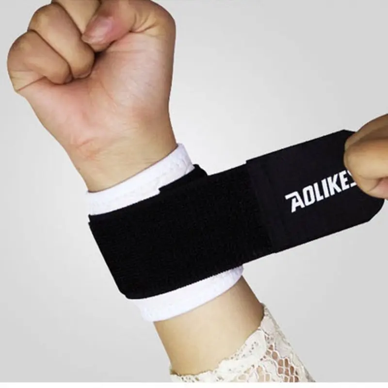 

Aolikes Unisex Sport Basketball Sweat Band Stretchable Comfortable Wristband Outdoor Fitness Training Safety Hand Bands1 Pcs