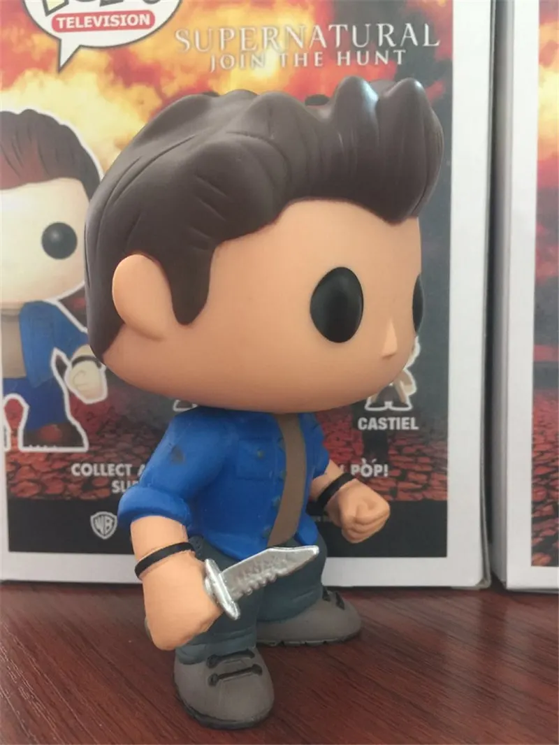 Funko POP tv: сверхъестественный персонаж#94 Дин экшн и фигурка игрушки#95 Кастиэль виниловая Кукла коллекционная модель для подарка на день рождения