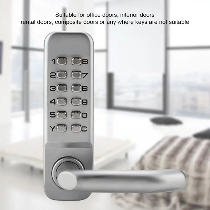 1 11 Digit Code Lock Zinc Alloy Combination Cam Door Locker Convenient