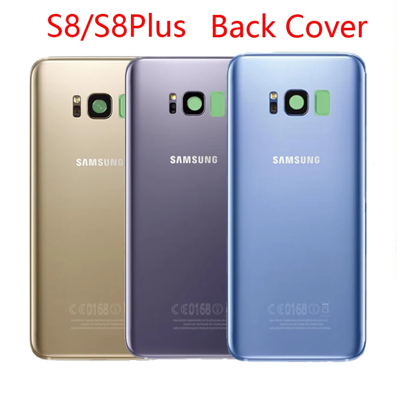 Оригинальное заднее стекло Розовая орхидея серый для SAMSUNG Galaxy S8 G950F Plus G955F дисплей