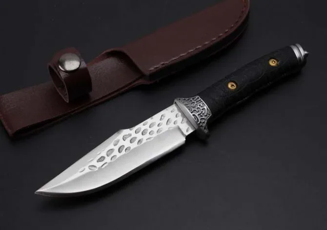 

Small Size Handmade Forging Fixed Knives,7Cr13Mov Blade G10 Handle Tactical Survival Knife,Hunting Knife.