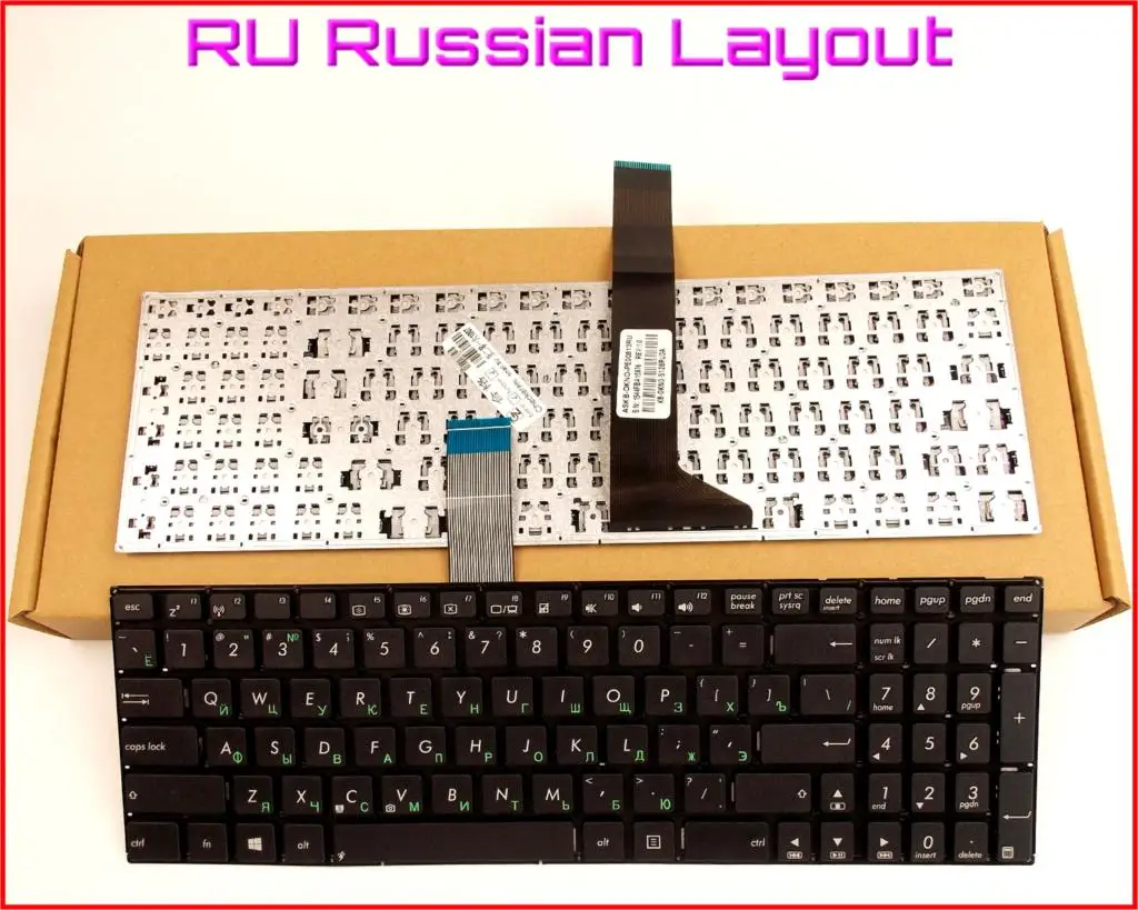 Новая русская версия клавиатуры для ноутбука ASUS X550V X550VC X550CL X550CC X550C X550 X550CA X500D R510JK