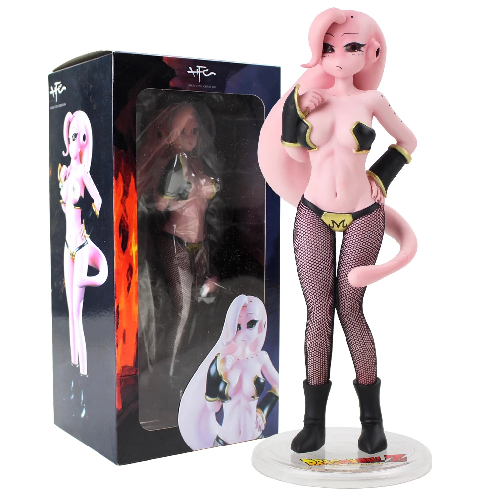 

Dragon Ball Z Majin Buu Figure Toy Lady Boo in Stocking Leggings Anime Sexy Beauty Model Doll