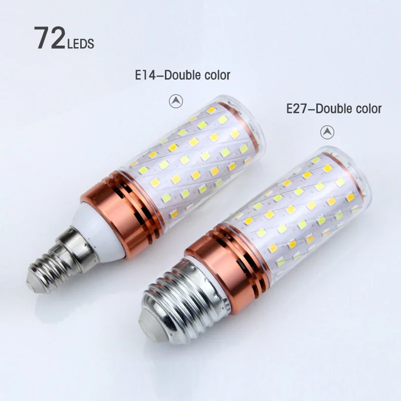 Без мерцания E27 E14 Светодиодная лампа 220 В 6 Вт 8 2835SMD светодиодная кукурузная