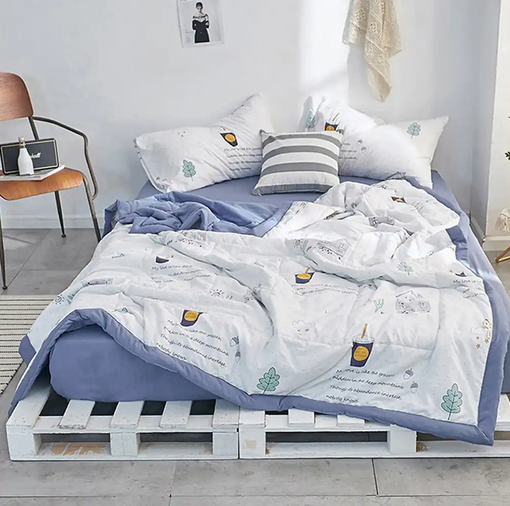 Bedding Summer Quilts Blanket Cover Twin Full Queen Blankets Thin