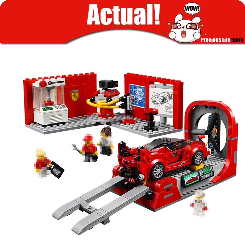 

Lepin 28005 Technic Speed Champions Super Racer The FXX K and Development Center Set 532Pcs Building Blocks Bricks Toys 75882