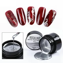 ROSALIND гель лак для ногтей основа для маникюра 5 мл 3 цвета набор праймеров металлическая живопись гибридные Лаки замачиваются УФ гель лак