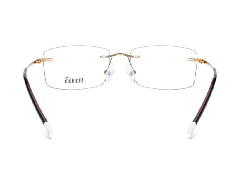 MONGOTEN унисекс Мода без оправы чистый B-титановый, ультралегкий прогрессивный мульти-фокусный объектив очки для дальнозоркости дальние очки для чтения
