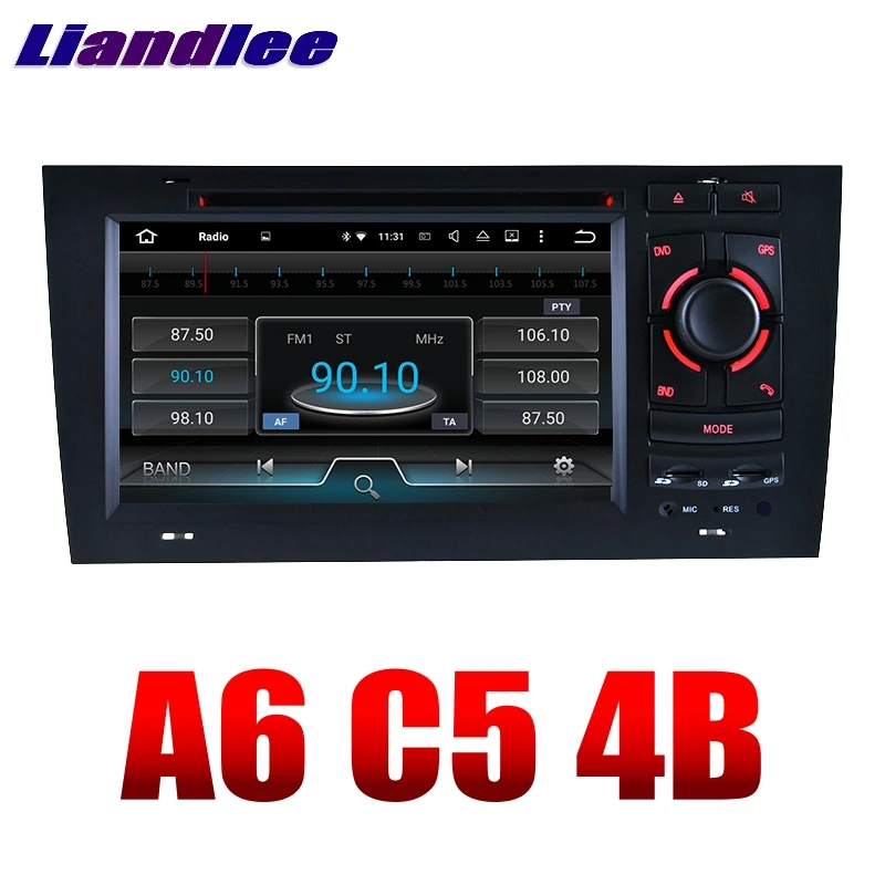 Discount Liandlee Car Multimedia Player NAVI For Audi A6 C5 4B 1997~2004 Car Touch Screen System Radio TV DVD Stereo GPS Navigation 3