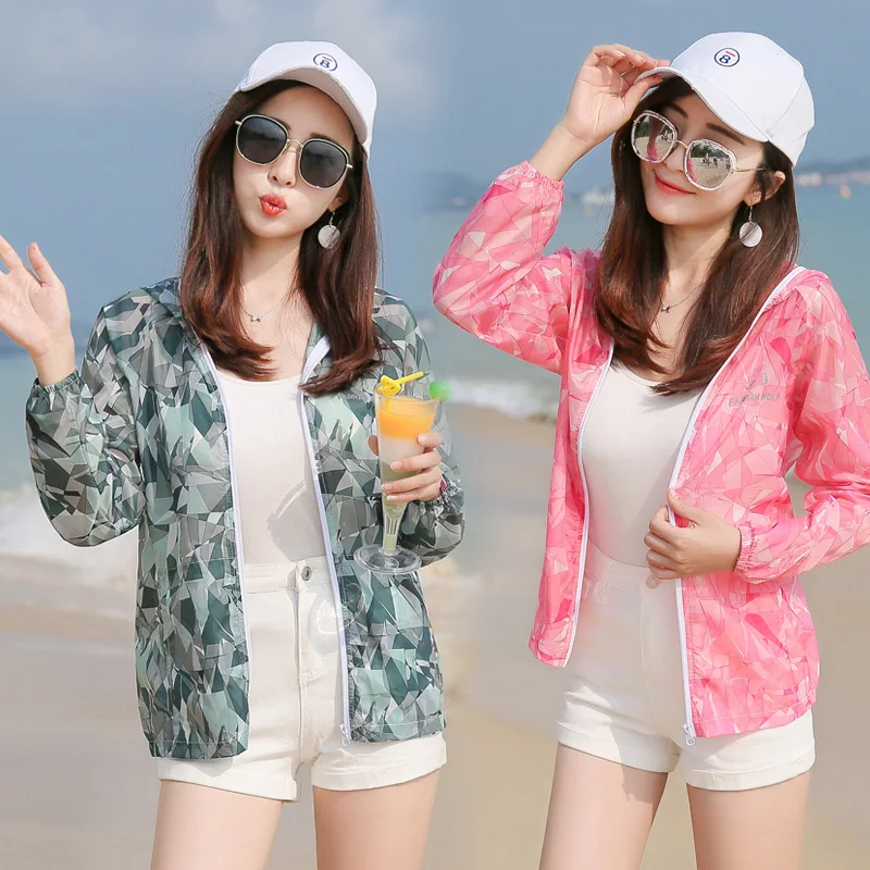 Spring and summer sun protection clothing jacket women clothing UV