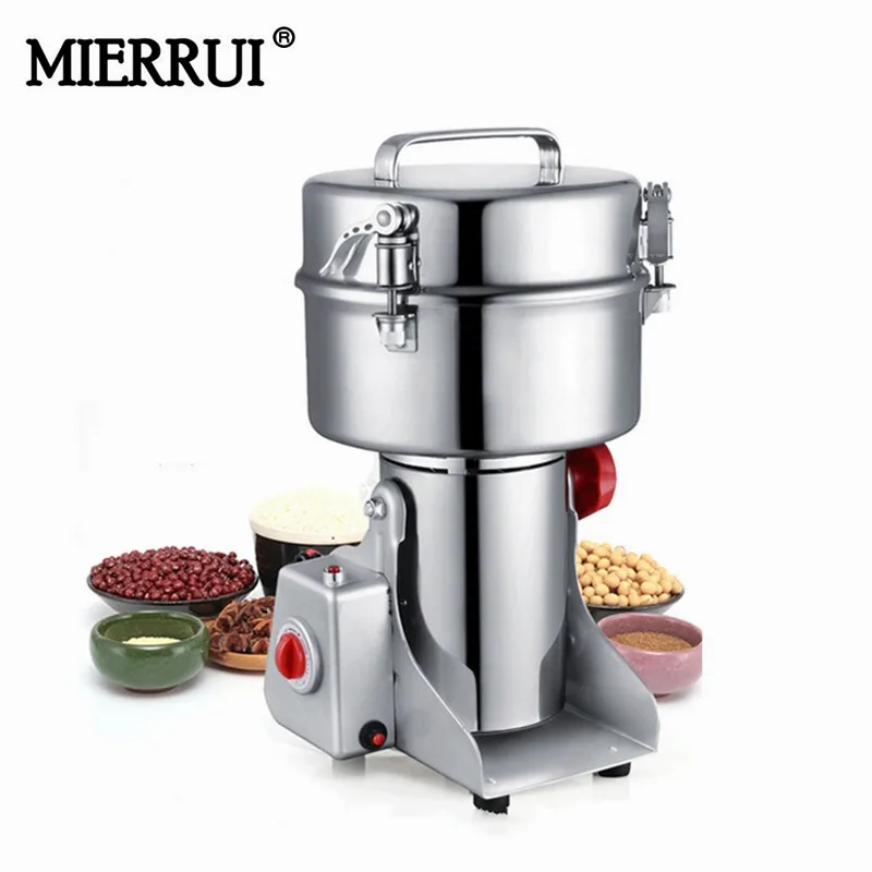 110V 1500g Nutmeg mill Electric Powder Crusher Swing Stainless Steel