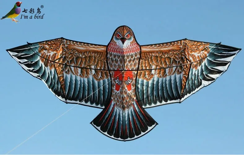 Спорт на открытом воздухе Высокое качество 3,6 м супер мощный шоколадный Орел воздушный змей с ручкой и плетеной линией хороший Летающий