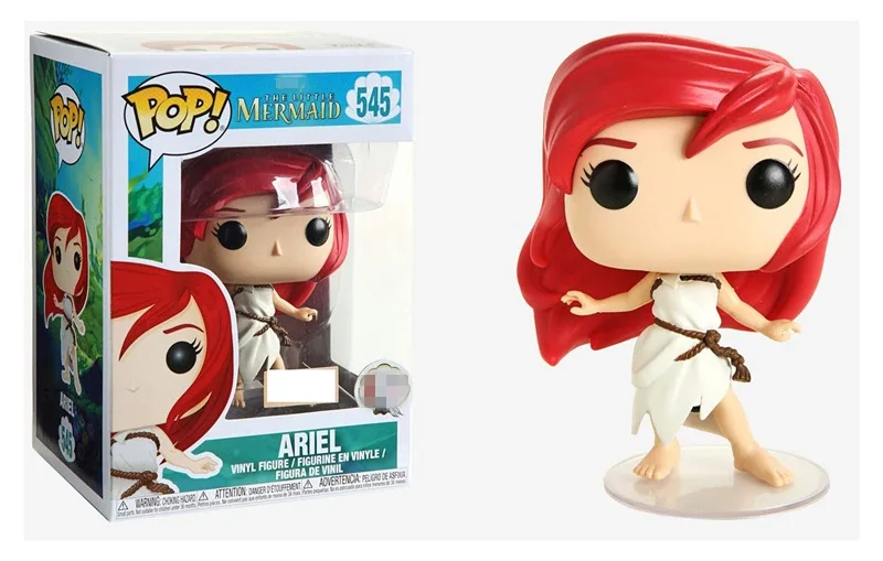 Эксклюзивный официальный Funko pop Русалочка Ариэль белая паруса платье Виниловая