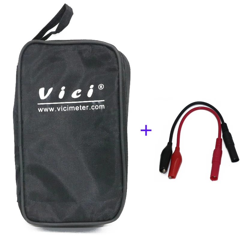

VICI General Meter Bags + Alligator/Crocodile Probe For Multimeter Clamp Meters vc97 vc99 vc9808 vc6243 vc6013 Easy To Carry