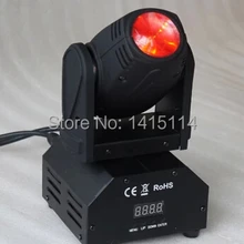 Лучшие продажи импорт 1*10 Вт RGBW светодиодный мини-пучок движущийся головной свет для диско для ди-джеев, сценическое освещение для бар, ночной клуб