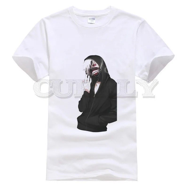 

2019 harajuku Cotton Tokyo Ghoul Men thrasher t shirts oggai Ken Ken / Sasaki men shirts tshirts brands men shirts