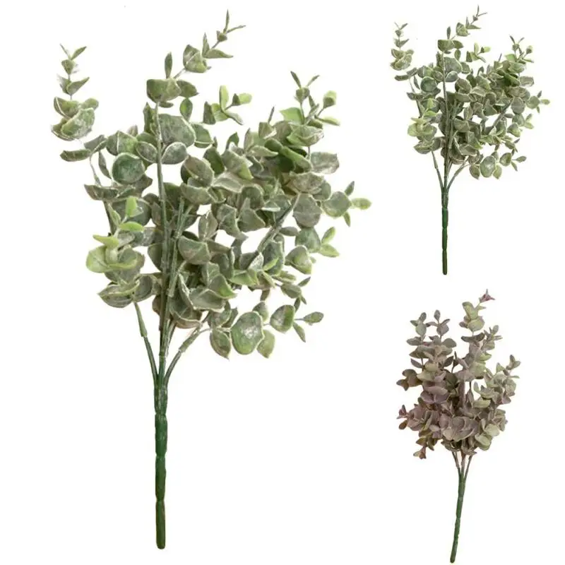 HOT 30Cm Simulation Plastic Eucalyptus Leaves Plant Arrangements Artificial Flower Valentine Wedding Decorative A30 | Дом и сад