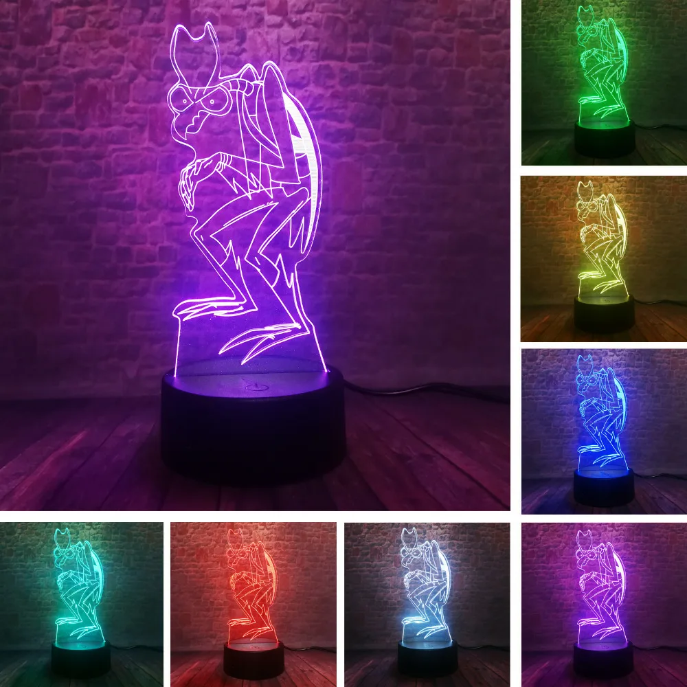3D Микки Минни Тинкер Белл Снежинка Дейзи Дональд Дак ночь 7 цветов USB голограмма Настольный светильник для сна Декор игрушки подарки