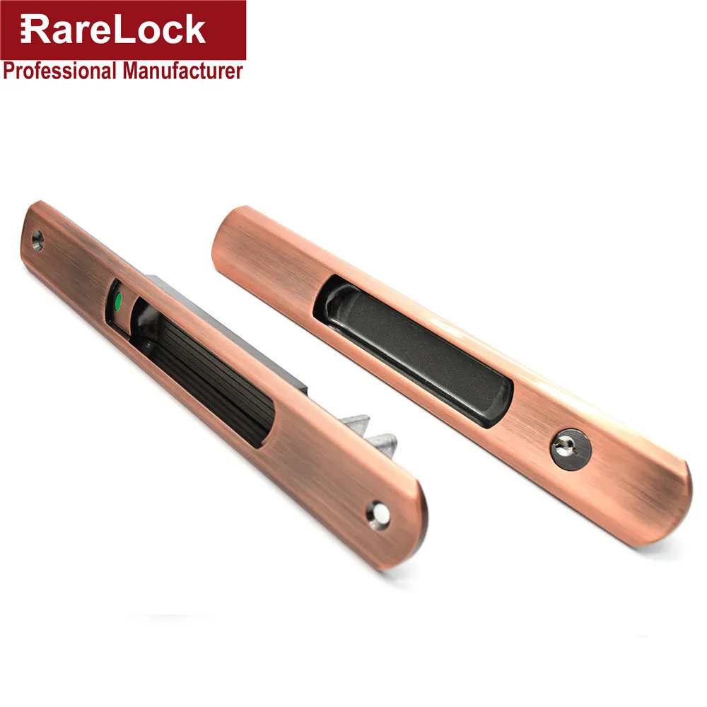 Rarelock Christmas Supplies Sliding Door Lock Interior Locks for Glass