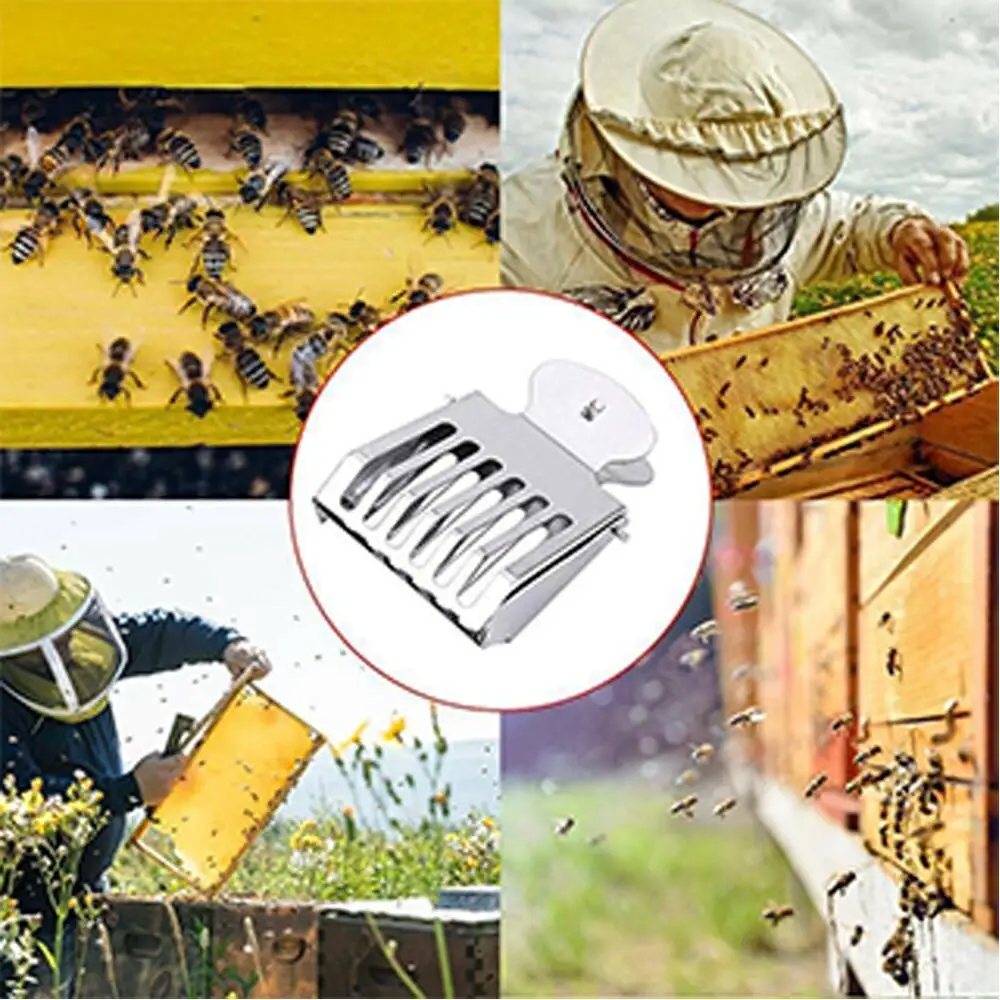 1pc Pro Stainless Steel Bee Queen Clip Apiculture Beekeeping Bees Cage Beehive Catcher Tools Catchers Durable 5pz | Дом и сад
