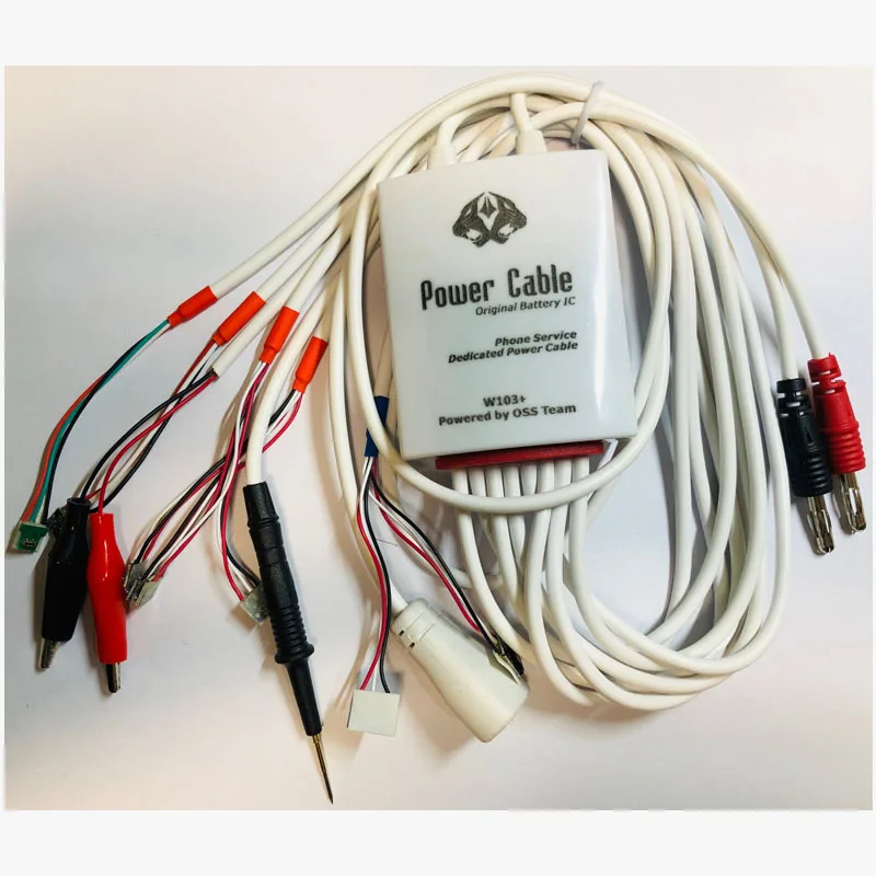 

W103+ Phone Current Test Dedicated Power Cable Battery Charging Wire For iPhone xs max 4/4S/5/5S/6/6S/7/8/X Plus