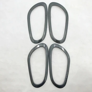 

For Nissan Navara NP300 2017 2018 2019 Stainless steel Car inner door Bowl protector frame Cover trim car Accessories 4PCS