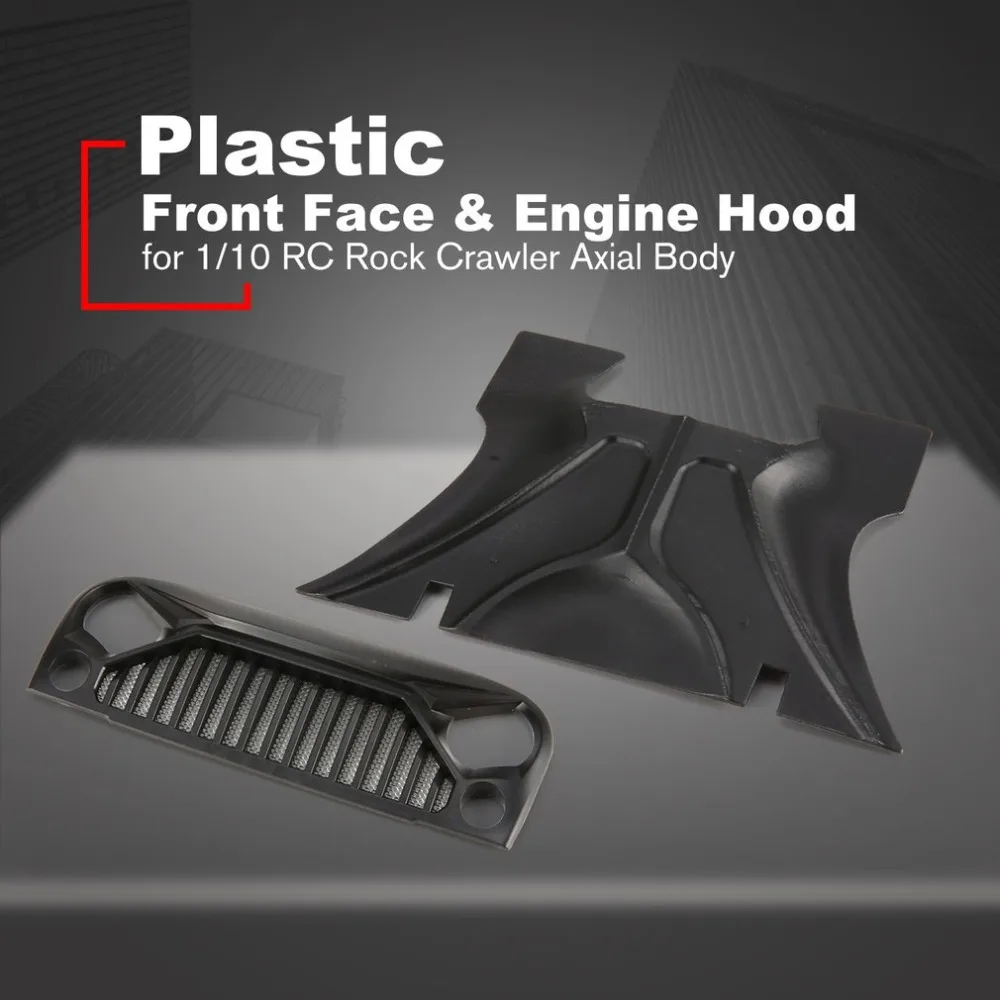 

Air Inlet Grille Front Face & Engine Hood for 1/10 Traxxas Hsp Redcat RC Rock Crawler Wrangler Car Shell Body Installation