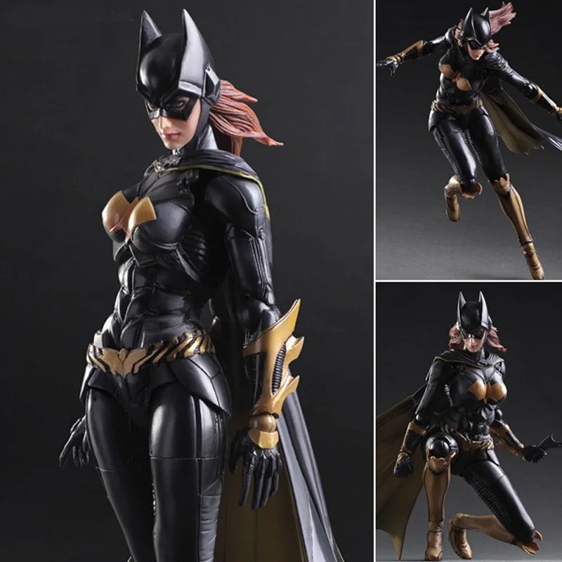 

PA Change DC Justice League Batman Arkham Knight Batwoman Action Figure Model Collection Crafts Decoration Kids Toy Gift