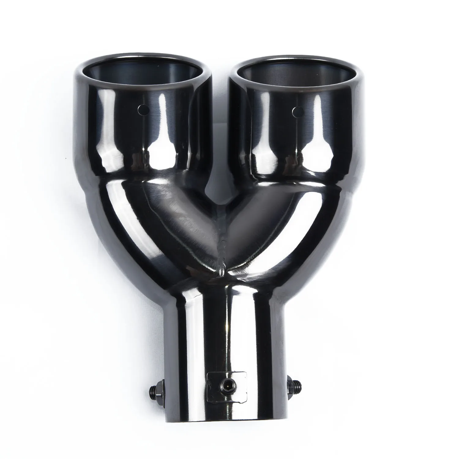 

1*Universal Dual Exhaust Pipe Tip Tail Muffler Stainless Steel Car 2.5 Inch 63mm