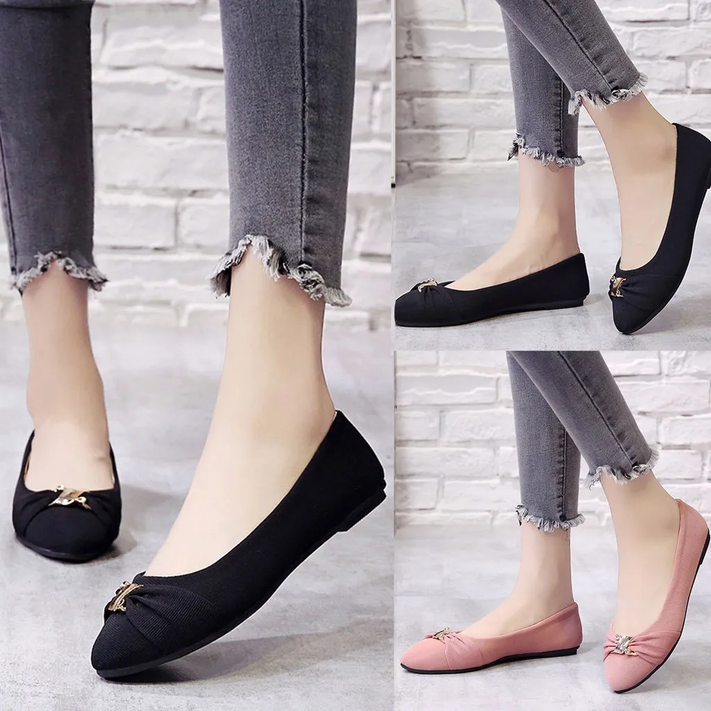

Jaycosin 2019 The New Fashion Women Summer Round Toe Simple Single Shoes Casual Elegant Trend Shoes July 8 P35