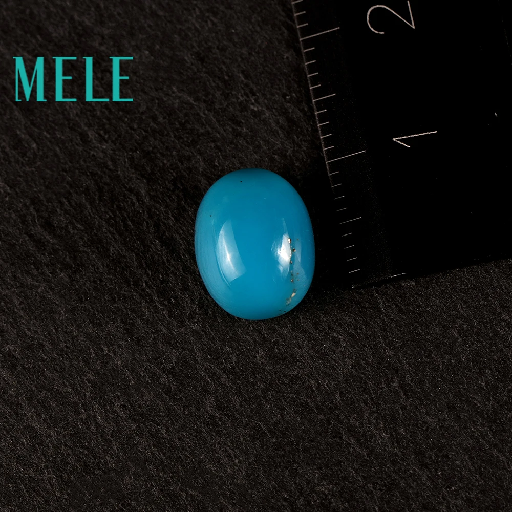 Natural calaite turquoise for jewelry making,blue oval cut 11mmX9mm DIY loose gemstone with top quality