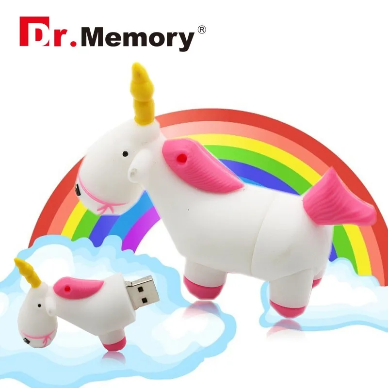 Dr. memory USB флеш-накопитель Миньоны 16G/8G/4G/2G U диск горячая Распродажа флеш-накопитель memoria stick Единорог Миньон Флешка usb flash