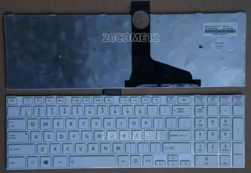 Новый для toshiba satellite c55 a c55d c55dt c55t клавиатуры ноутбука белая рамка сша