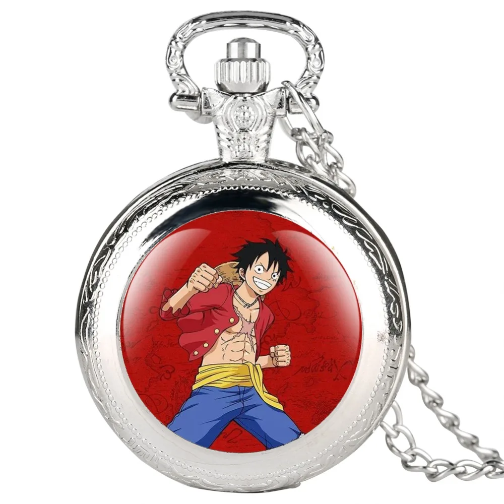 Один кусок Monch D. Luffy кварцевые карманные часы Cool Fob часы Ожерелье Подвеска для женщин мужчин лучшие подарки для Дети Девочка