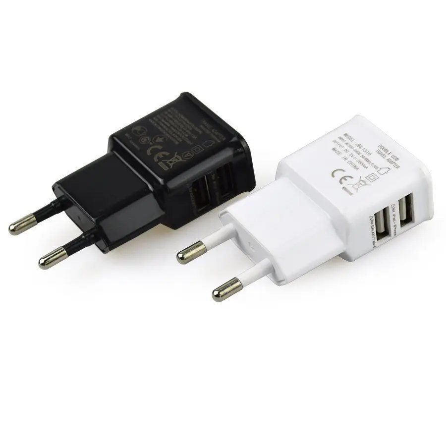 5V 2.1A EU/US Plug 2 USB зарядное устройство адаптер светящееся дорожное зарядное устройство светится в темноте зарядное устройство для смартфона