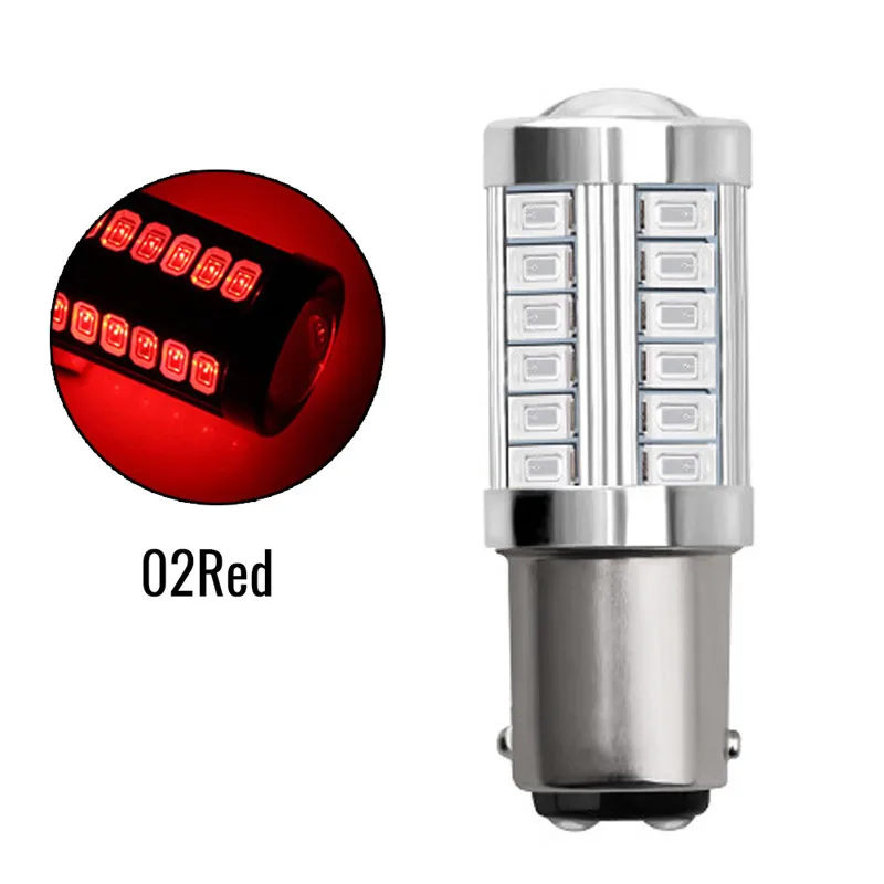 1 шт. долговечная светодиодная автомобильная лампа 1157 33 SMD 5630 BA15S P21W