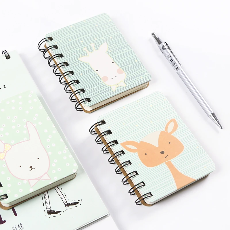 

Climemo Spiral book coil Notebook Portable Journal Diary For School Supplies Stationery Cute Kawaii