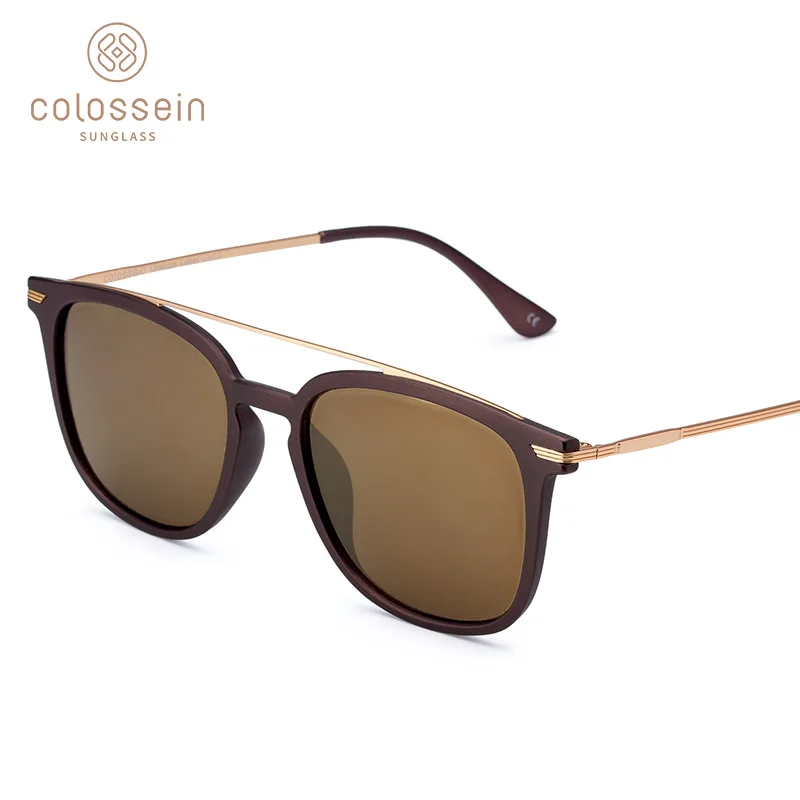 

COLOSSEIN Pilot Sunglasses Women Polarized Vintage Square Lens Classic Driving Adult Female Glasses UV400 Eyewear Gafas De Sol