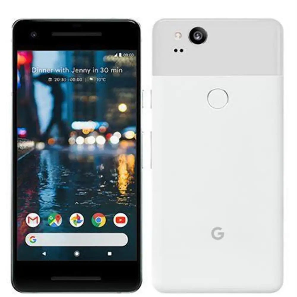 Google Pixel 2, 4G, экран 5 ", внутренний 128 Гб памяти, 4 Гб оперативной памяти, система Android 8,0, Восьмиядерный, цвет белый