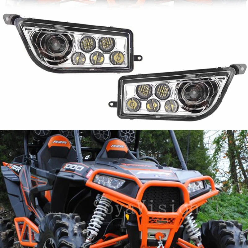 Auto Accessories ATV LED Headlight kit Headlamp for Polaris Razor Push