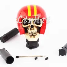 Универсальный автомобильный прицеп Авто Красный человеческий череп рычаг переключения передач