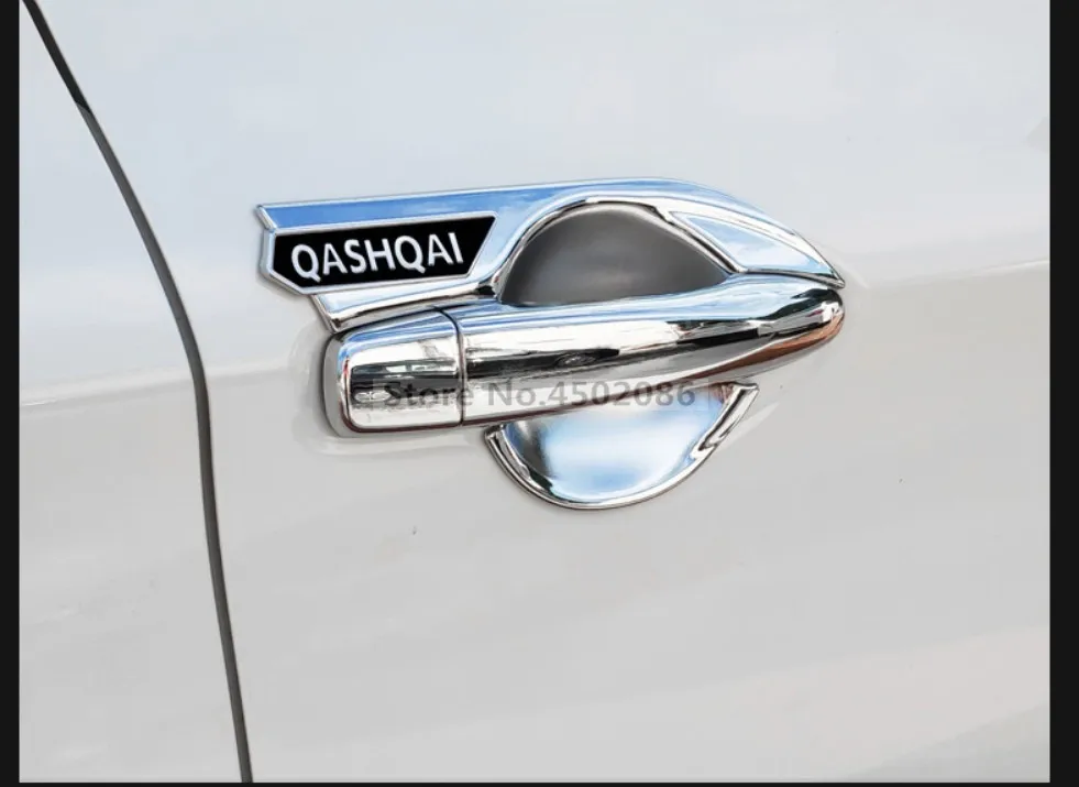 Для Nissan Qashqai J11 хромированная крышка для ручки/ABS крышка для дверных чаш Накладка аксессуары для стайлинга автомобилей