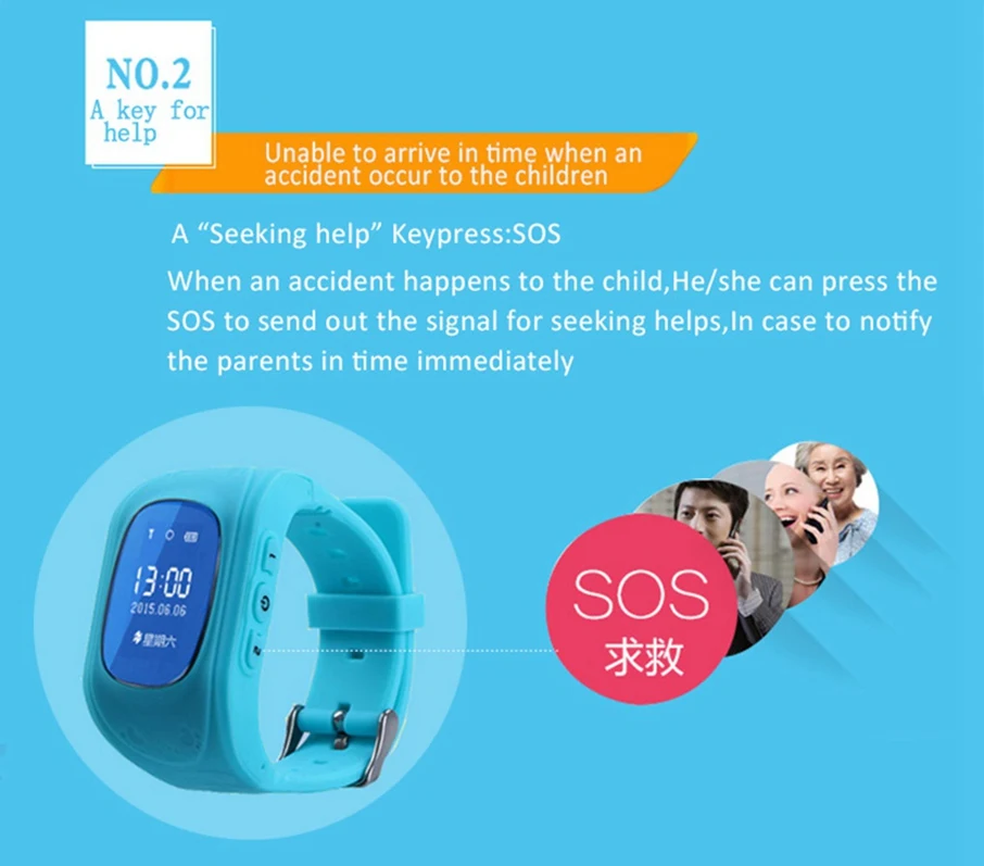 Icoque q50 GPS Smart Watch Kids Safe Baby SOS Phone Call Children Smartwatch Anti-Lost Monitor Wristwatch Smart Watch GPRS Sim (10)