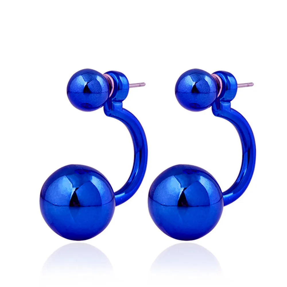 

2018 Gofuly New Hot Girl Vintage Earrings Ear Stud Fashion Jewelry &WHolesale 9 Colors Fashion Cute Women Jewelry Accessor
