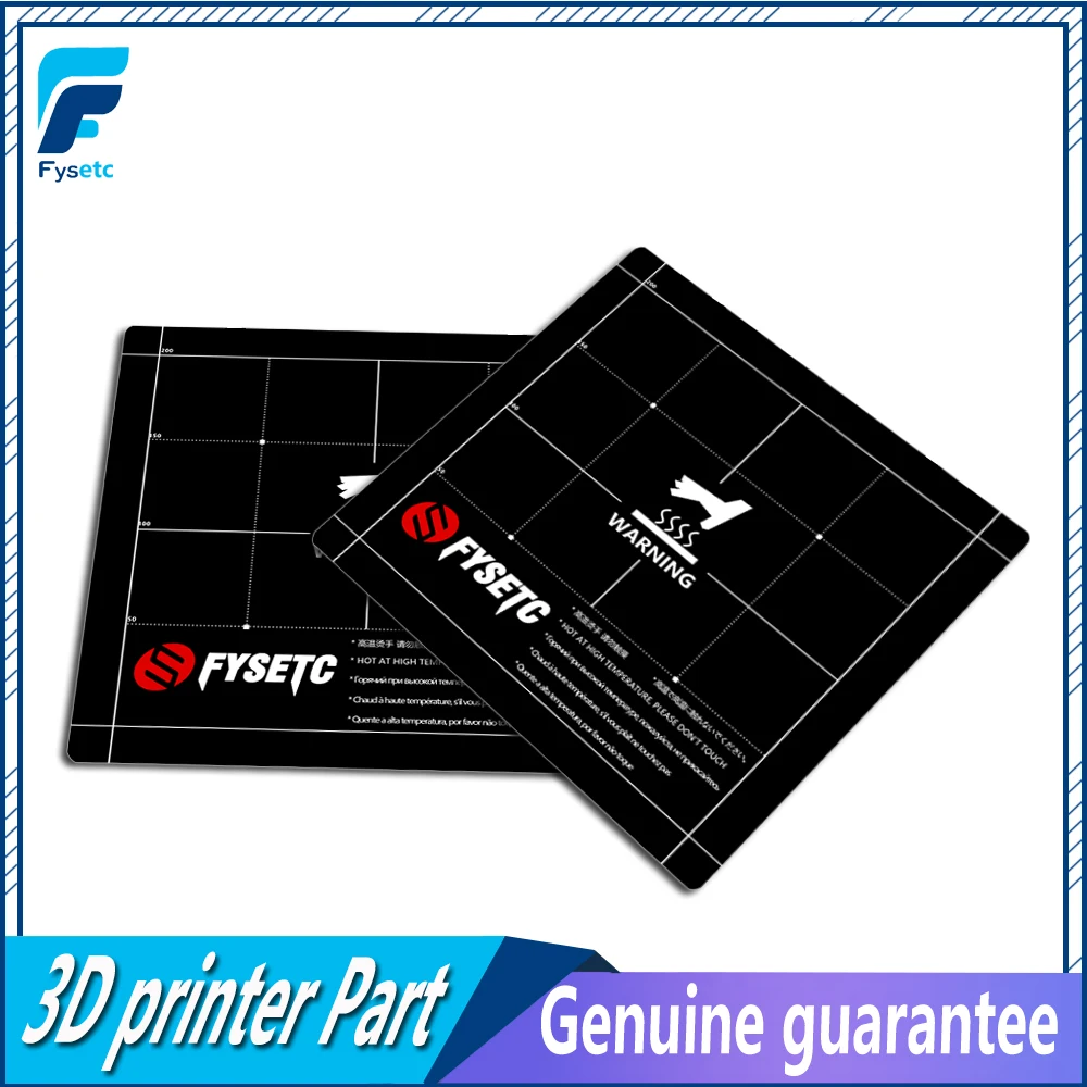 

3D Printer Parts Heat Hot Bed Sticker 235x235mm Coordinate Printed Surface Build Sheet For Creality ENDER-3 /3s Tevo Flash