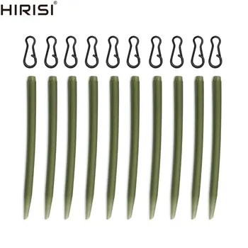 

50+50pcs Carp Fishing Snap Swivel and Fishing Anti Tangle Sleeves