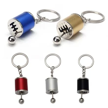0 DWCX Car Tuning Parts Gear Shift Keychain Cylinder Key Ring for Ford Mercedes VW Kia