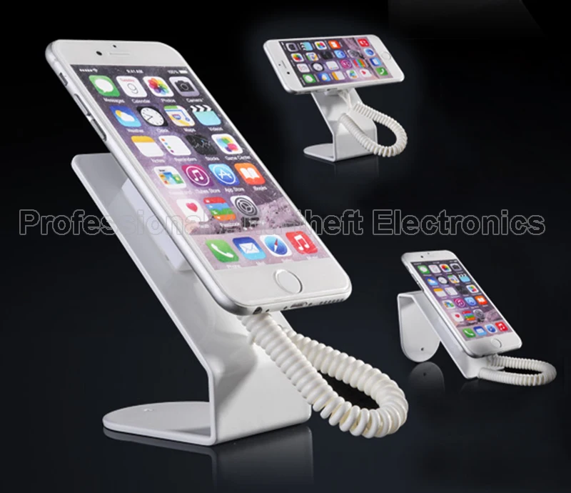 20 Pcs Metal Cell Phone Security Display Stand Holder In Mobile Phone Retail Shop With Stretched