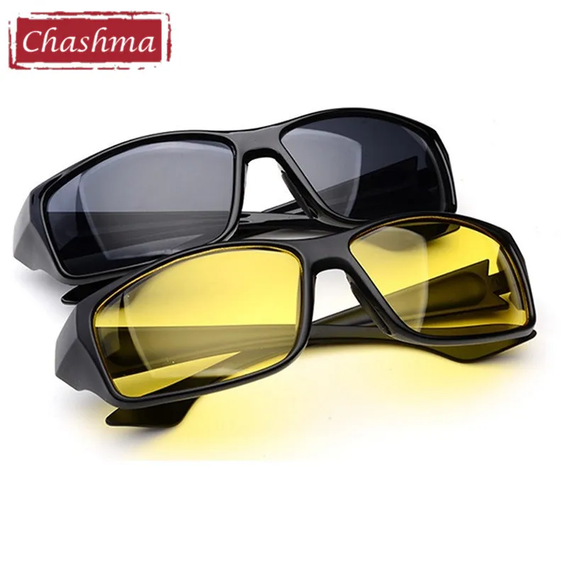 Chashma Brand Men Sport Goggles Polycarbonate Sunglasses Night Driving