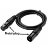 Metal Plug 3-Pin Signal DMX Cable DMX512 Stage Lighting Signal Cable LED Par Light Moving Head Light DJ Equipment 1M Dmx Cable ► Photo 2/6